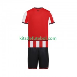 Camisola Sheffield United Criança Equipamento principal 2025-2026 Mangas Curtas