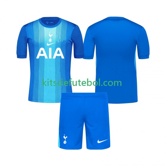 Camisola de Guarda-redes Tottenham Hotspur Criança Equipamento alternativo 2025-2026 Mangas Curtas