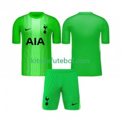 Camisola de Guarda-redes Tottenham Hotspur Criança Equipamento principal 2025-2026 Mangas Curtas